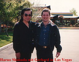 Haruo Shimada mit Gerhard in Las Vegas
